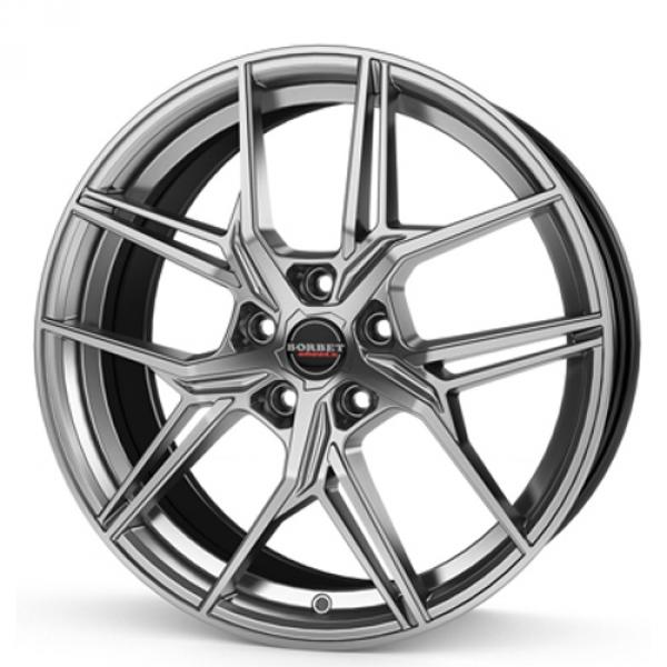 BORBET QX Hyper Black Silver Borbet