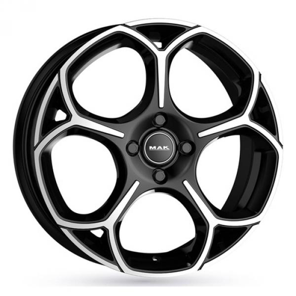 MAK Monza. Black Machined Face Mak MAK Monza. Black Machined Face Mak