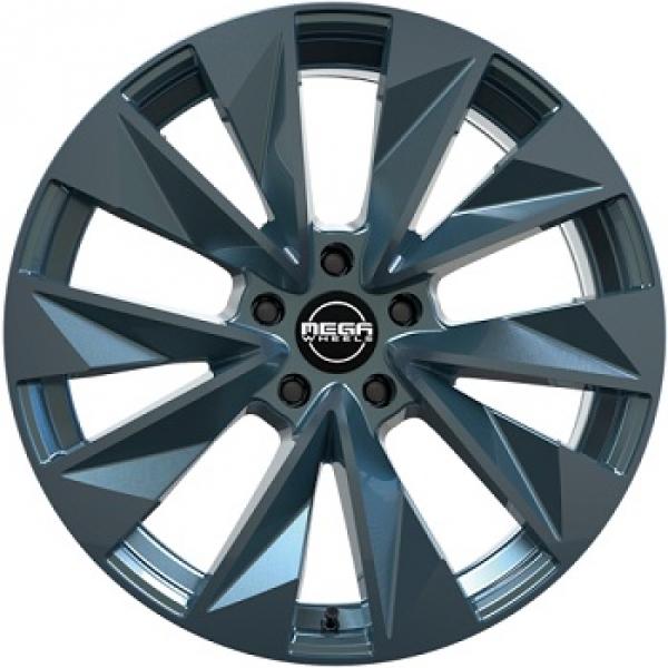 Mega Wheels Zenith FF Anthracite grey front polished Mega Wheels