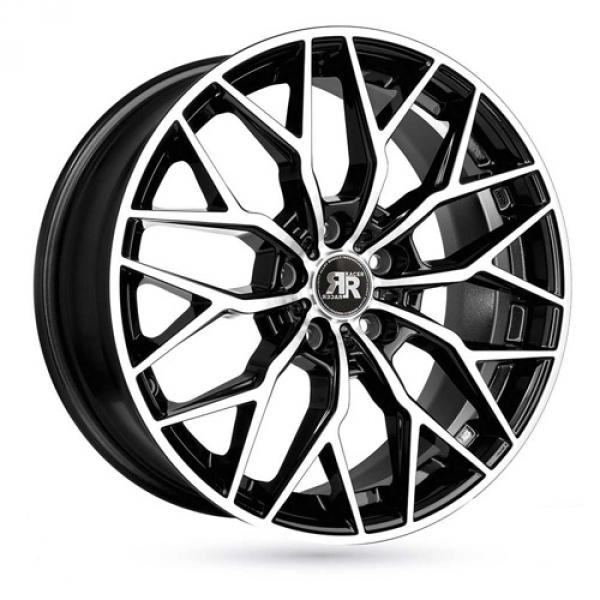 Racer Mygal Shiny Black Machined Face Racer Racer Mygal Shiny Black Machined Face Racer