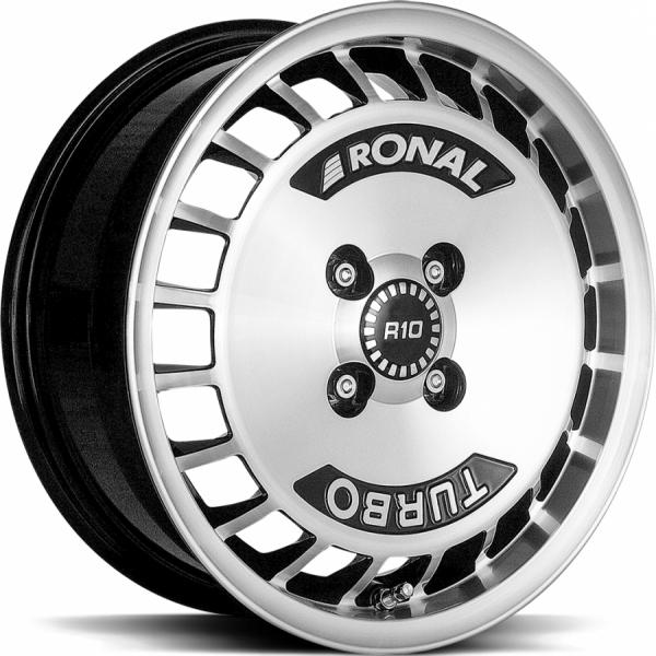 RONAL R10 TURBO Black front cut RONAL
