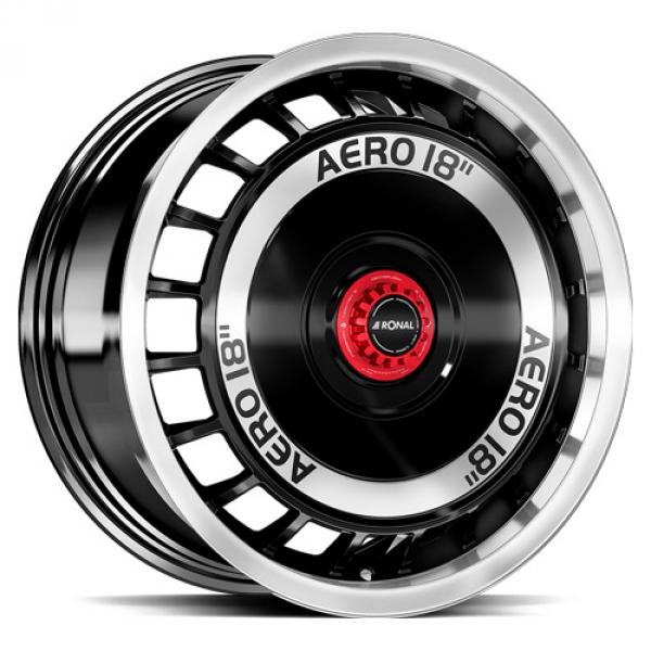 RONAL R50 REV-B Black Front Cut RONAL