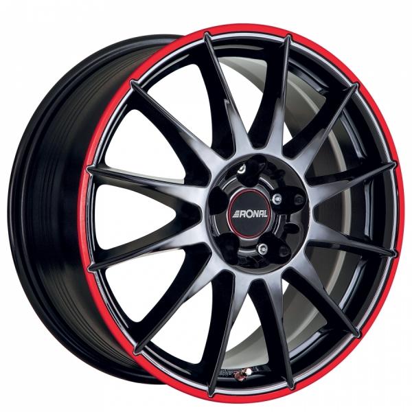 RONAL R54 Black Red RONAL