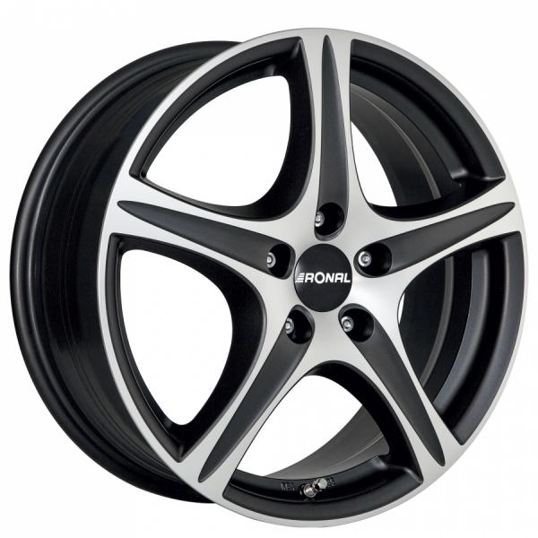 RONAL R56 Matt Black Polished RONAL