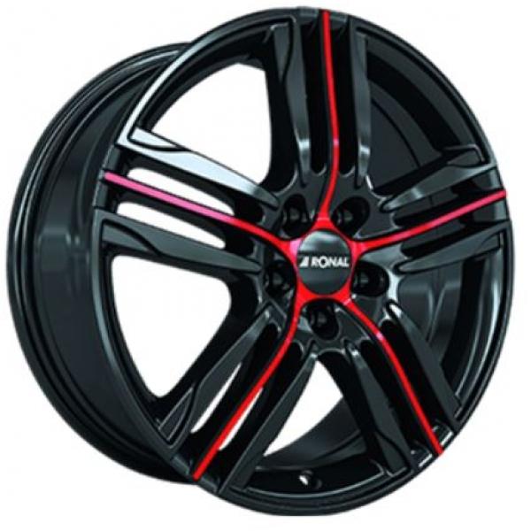RONAL R57 Gloss Black Red RONAL