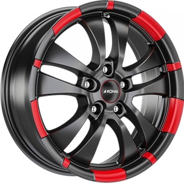 RONAL R59 Dull Black  Red RONAL
