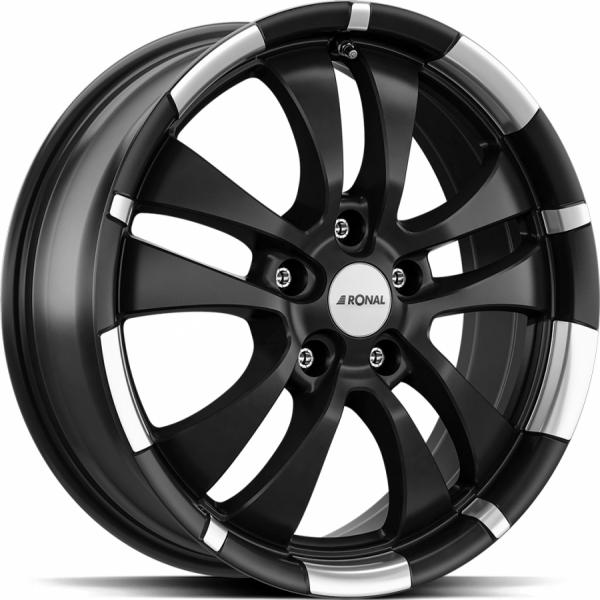 RONAL R59 Jet Black Matt rim LIP cut RONAL RONAL R59 Jet Black Matt rim LIP cut RONAL