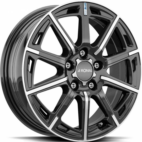 RONAL R60 Jet Black front cut RONAL