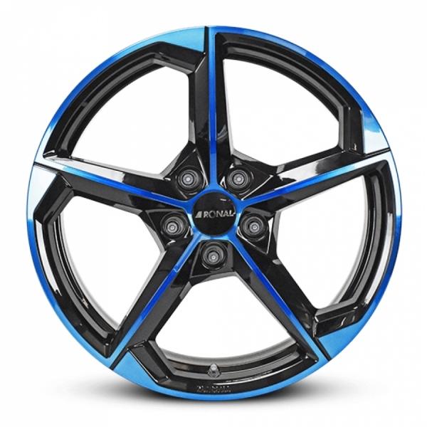 RONAL R66 Jet Black BLUE TINTED RONAL