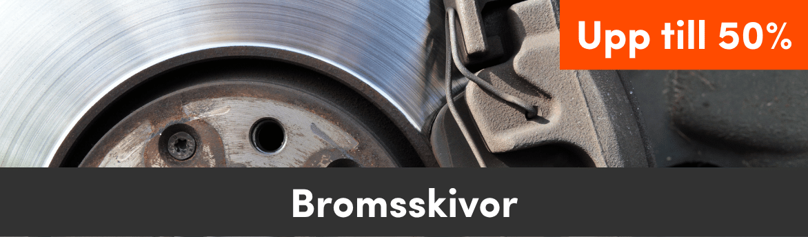 Upp till 50% rabatt på bromsskivor