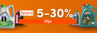 5-30% rabatt på olja