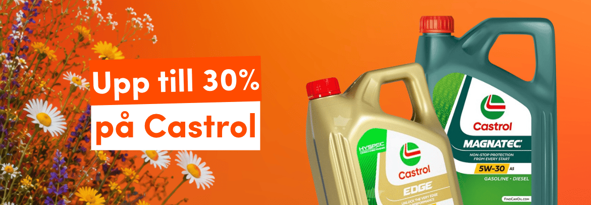 Upp till 30% rabatt på Castrol