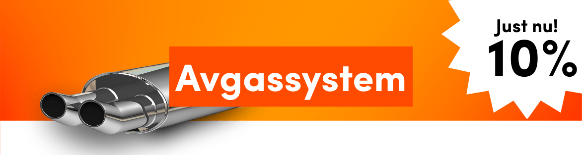 10% rabatt på avgasystem