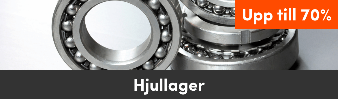 Upp till 70% rabatt på hjullager