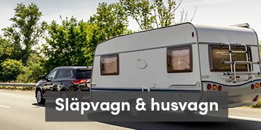 Körande bil med husvagn – tillbehör och reservdelar för släp & husvagn hos Skruvat.